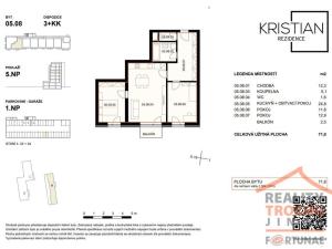 Prodej bytu 3+kk, Hradec Králové, Pod Zámečkem, 71 m2