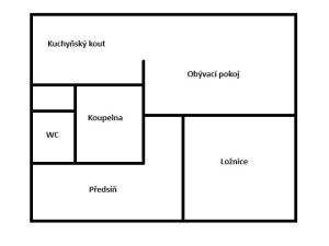Prodej bytu 2+kk, Praha - Chodov, V průčelí, 44 m2