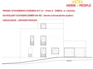 Prodej pozemku pro bydlení, Praha - Čimice, Libčická, 617 m2