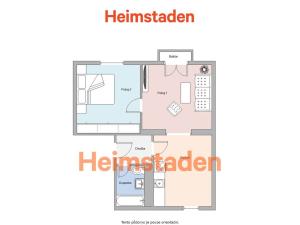 Pronájem bytu 2+1, Hlučín, Severní, 47 m2