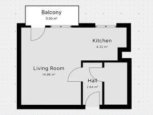 Pronájem bytu 1+kk, Praha - Troja, Vřesová, 27 m2