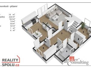 Prodej rodinného domu, Husinec - Řež, K Levému Hradci, 121 m2