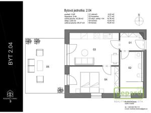 Prodej bytu 2+kk, Hořovice, 62 m2