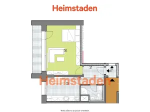 Pronájem bytu 1+1, Karviná - Nové Město, Závodní, 38 m2