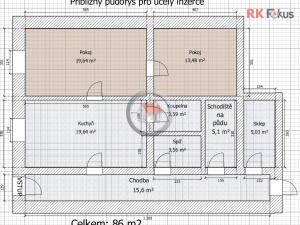 Prodej rodinného domu, Martinice, 86 m2