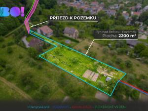 Prodej pozemku pro bydlení, Týn nad Bečvou, Svobody, 2207 m2