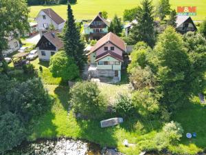 Prodej chaty, Týn nad Vltavou - Hněvkovice na levém břehu Vltavy, 67 m2