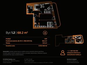 Prodej bytu 1+kk, Brno, Rostislavovo náměstí, 68 m2