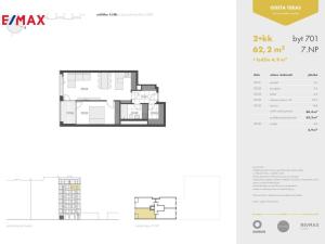 Prodej bytu 2+kk, Praha - Libeň, Ocelářská, 62 m2