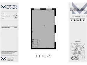Prodej obchodního prostoru, Hostivice, Čsl. armády, 111 m2