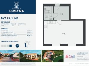 Prodej bytu 1+kk, Praha, Kuťatská, 47 m2