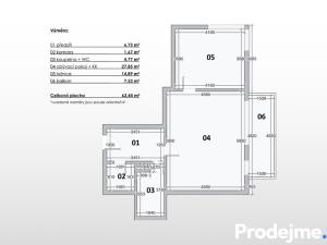 Prodej bytu 2+kk, Znojmo, Za Plovárnou, 64 m2