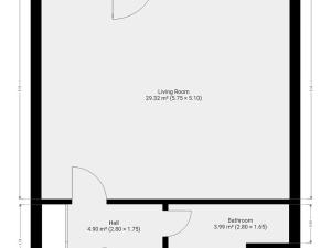 Pronájem bytu 1+kk, Praha - Hostivař, Švehlova, 38 m2