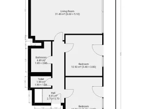 Pronájem bytu 3+kk, Praha - Strašnice, Počernická, 78 m2