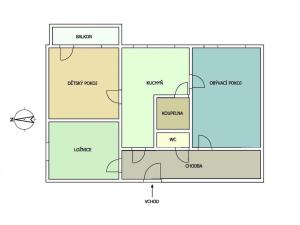 Prodej bytu 3+1, Trutnov - Dolní Předměstí, Náchodská, 69 m2