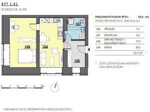 Prodej bytu 2+kk, Uherský Ostroh - Ostrožské Předměstí, Hradišťská, 52 m2