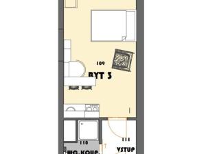 Pronájem bytu 1+kk, Havířov - Město, E. F. Buriana, 24 m2