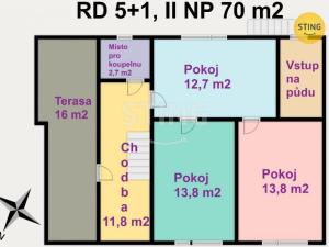 Prodej rodinného domu, Klenovice na Hané, 58 m2