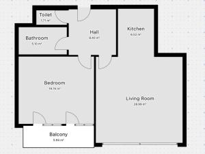 Pronájem bytu 2+kk, Praha - Háje, Tatarkova, 71 m2