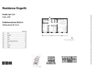 Prodej bytu 3+kk, Kladno, U Engerthu, 92 m2