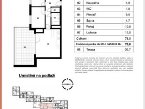 Prodej bytu 3+kk, Český Krumlov - Latrán, Za Jitonou, 79 m2