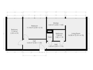 Pronájem bytu 3+kk, Praha - Karlín, Nekvasilova, 55 m2