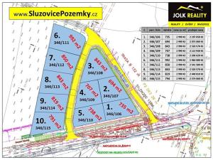 Prodej pozemku pro bydlení, Služovice, 738 m2