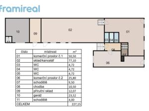 Prodej obchodního prostoru, Napajedla, Masarykovo náměstí, 384 m2