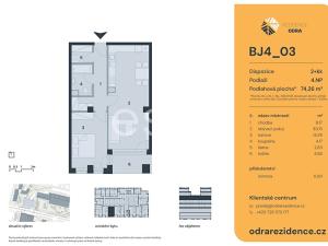 Prodej bytu 2+kk, Praha - Bohnice, Lodžská, 61 m2