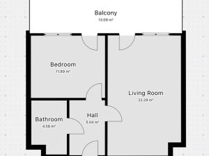 Pronájem bytu 2+kk, Praha - Žižkov, Olgy Havlové, 46 m2