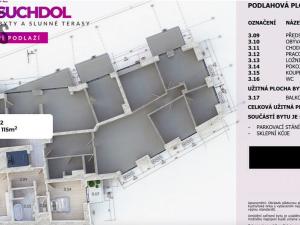 Prodej bytu 4+kk, Praha - Suchdol, U hotelu, 118 m2