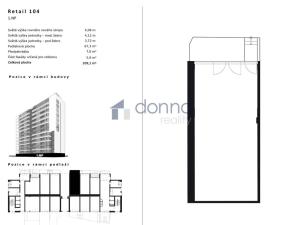 Pronájem obchodního prostoru, Praha - Modřany, Československého exilu, 67 m2