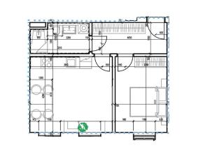 Pronájem bytu 2+kk, Praha - Žižkov, Seifertova, 41 m2