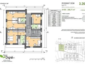 Prodej rodinného domu, Chýně, Bronzová, 249 m2