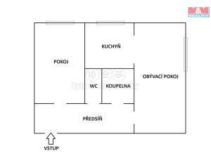 Prodej bytu 2+1, Nový Jičín, Gregorova, 61 m2