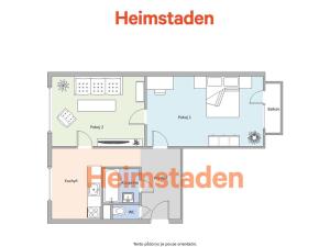 Pronájem bytu 2+1, Havířov - Město, Ostrovského, 52 m2