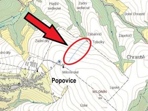 Prodej podílu zemědělské půdy, Popovice, 818 m2