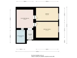 Pronájem bytu 2+1, Praha - Vinohrady, Lucemburská, 60 m2