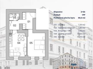 Prodej kanceláře, Praha - Žižkov, Milíčova, 50 m2