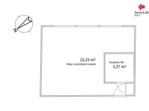 Prodej bytu 1+kk, Pardubice, Prodloužená, 26 m2