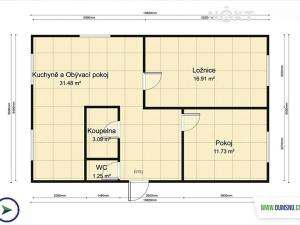 Pronájem bytu 3+kk, Šumperk, J. z Poděbrad, 65 m2