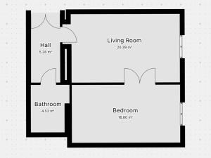 Pronájem bytu 2+kk, Praha - Bubeneč, Čs. armády, 52 m2