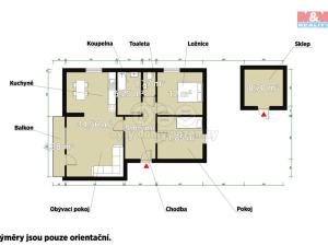 Prodej bytu 3+kk, Nekvasovy, 76 m2