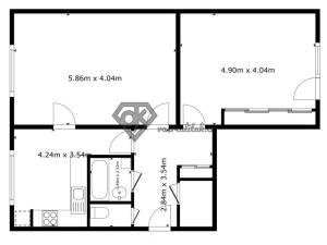 Pronájem bytu 2+1, Ústí nad Orlicí, Na Pláni, 66 m2