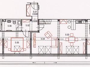 Pronájem bytu 2+kk, Hradec Králové, Mánesova, 66 m2