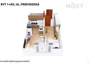 Prodej bytu 1+kk, Šumperk, Prievidzská, 35 m2