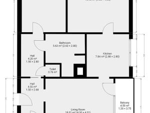 Pronájem bytu 3+1, Praha - Hlubočepy, Pražského, 76 m2
