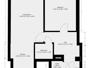 Pronájem bytu 2+kk, Praha - Braník, Branická, 40 m2