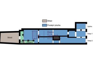 Pronájem obchodního prostoru, Jindřichův Hradec - Jindřichův Hradec I, nám. Míru, 338 m2