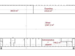 Pronájem skladu, Praha - Satalice, U Arborky, 3916 m2